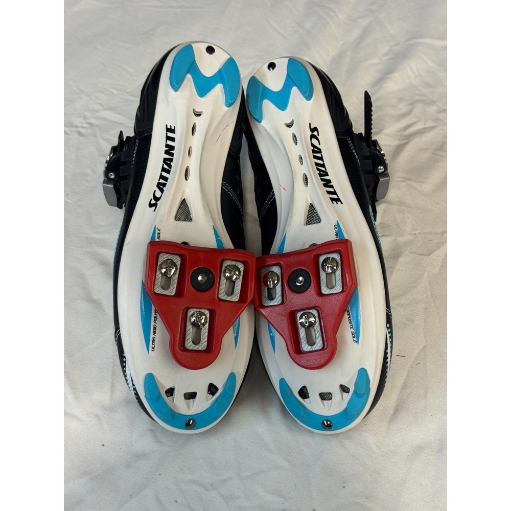 Scattante Ferraci Cycling Shoes Women's Size 7 US 38 EUR Black Adjustable Biking - Picture 6 of 7